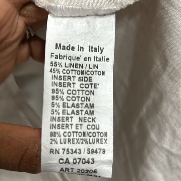 Terzo Millennio made Italy Linen Dress size M - Picture 4 of 6